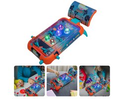 Flipperkast - Pinball Machine - 53x26 cm - Tafelmodel - Kunststof - 3 LR14 Batterijen - Muziek & Licht - 750 gram - Ideaal voor op tafel - Batterijen niet inbegrepen - Voor Kinderen - Voor Volwassenen - Cadeau - Tafelspel - Spelletje