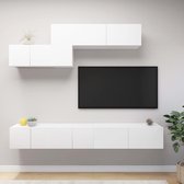 The Living Store TV-meubelset X - Hangend - Spaanplaat - Diverse maten - Wit