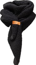 Écharpe Sammy - Accessoires Junkie Amsterdam- Écharpe femme - Automne hiver - Écharpe en laine - Écharpe en coton - Écharpe tricotée - Zwart