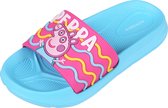 Lichtblauwe-roze pantoffels voor meisjes - Peppa Pig