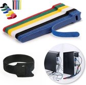 Kabel Organiser - Klittenband - Kabelbinders - 50 stuks velcro tie wraps - Kabelbinders klittenband - Extra sterk