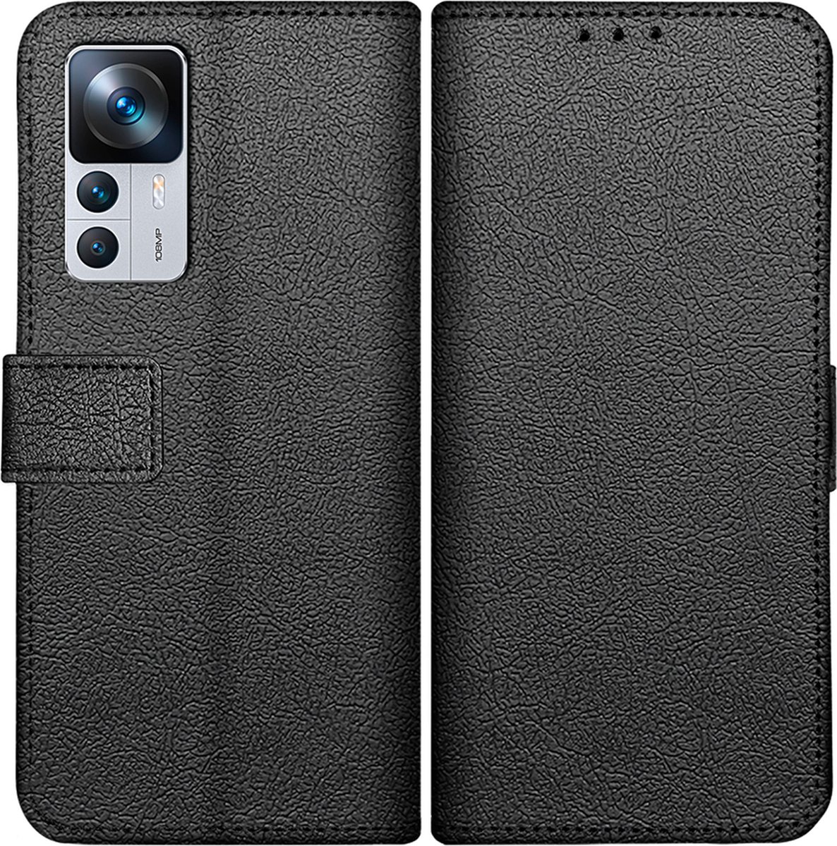 Xiaomi 12T/12T Pro Classic Wallet Case - Black
