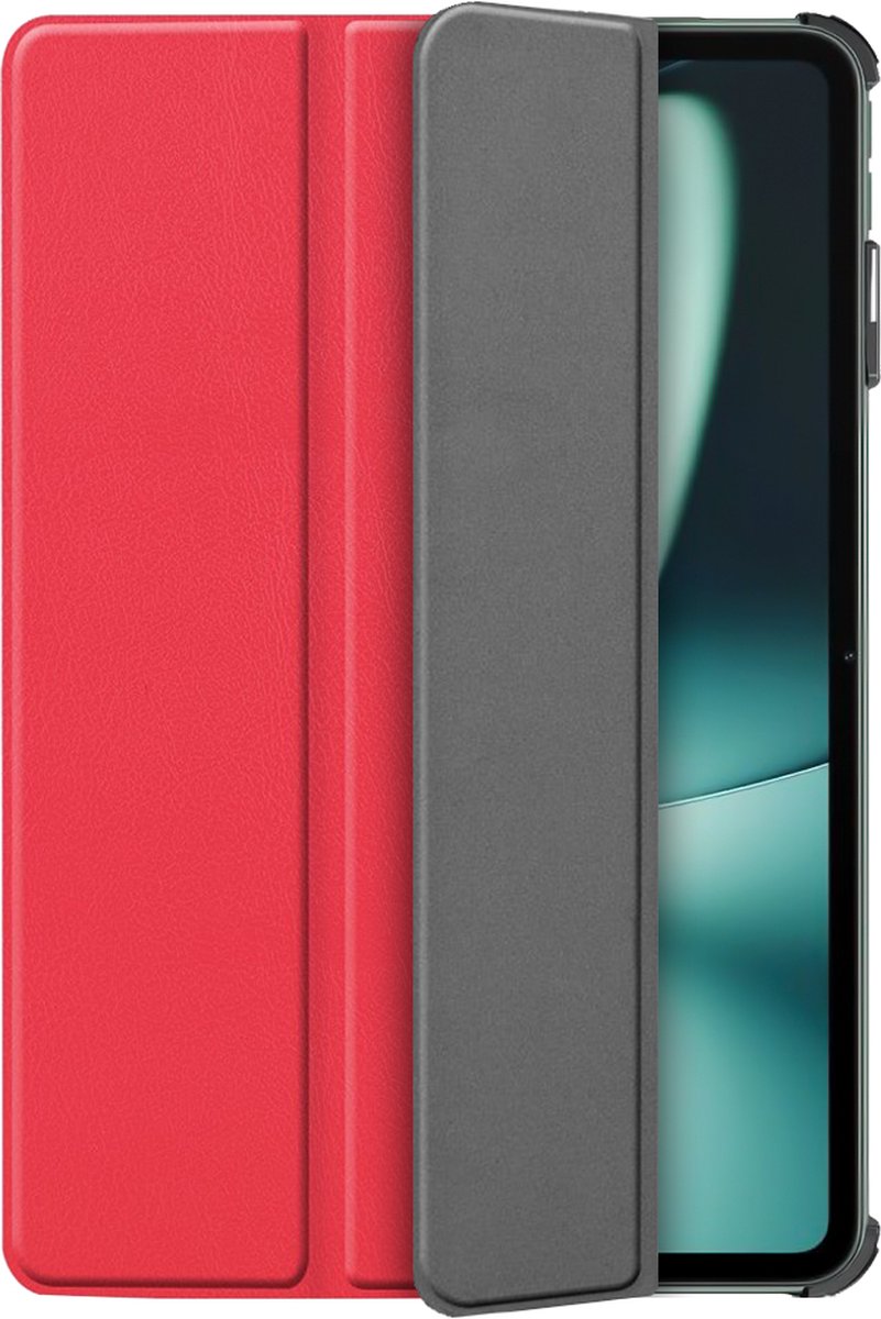 Just in Case tablet Hoes geschikt voor OnePlus Pad - TriFold Bookcase - Rood