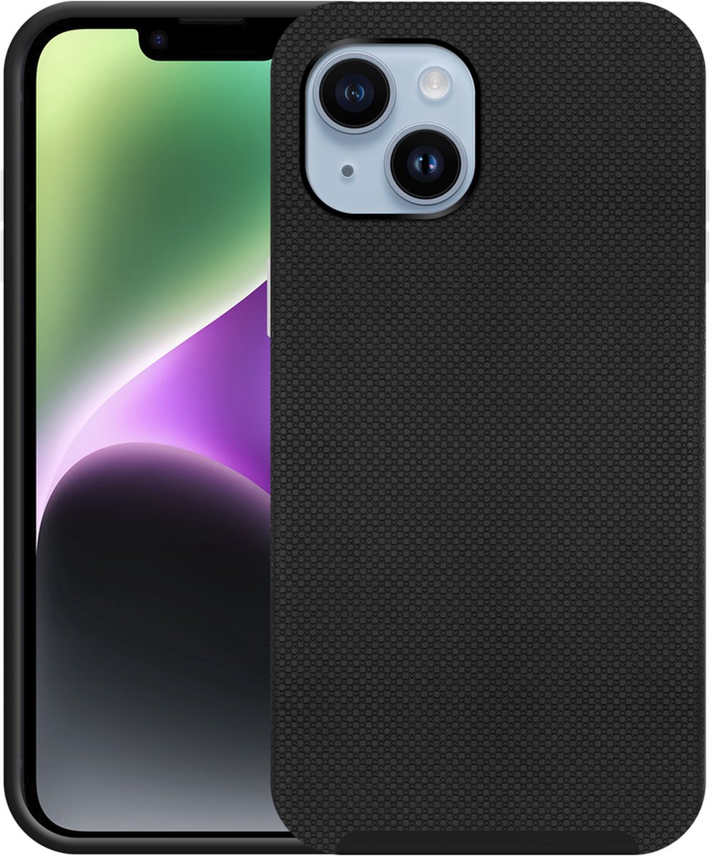 Just in Case hoesje geschikt voor iPhone 14 Hoesje - Drop Protection - Armor Case - Zwart