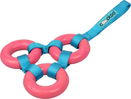 Hondenspeelgoed. - Coockoo Looop - Afmetingen: 26x15x2cm - Kleur: Roze