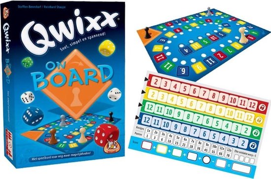 White Goblin Games - Qwixx On Board - Dobbelspel - basispel - White Goblin Games