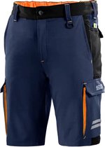 Sparco TECH Shorts - Marineblauw/Oranje - Maat XL