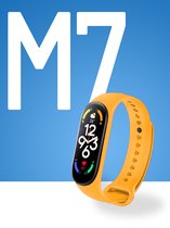 FitPro M7 - Smartband stappenteller - hartslagmeting - activity tracker - geel