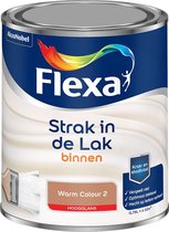 Flexa Strak in de lak - Binnenlak Hoogglans - Warm Colour 2 - 750ml