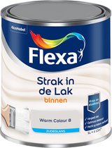 Flexa Strak in de lak - Binnenlak Zijdeglans - Warm Colour 8 - 1l