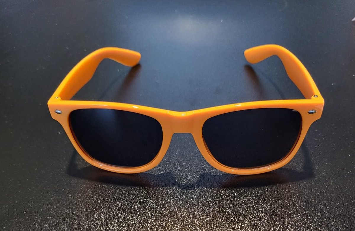 Partybril oranje