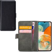 Mobilize Telefoonhoesje geschikt voor Samsung Galaxy A23 Hoesje | Mobilize Classic Gelly Wallet Bookcase Portemonnee | Pasjeshouder voor 2 Pasjes | Telefoonhoesje voor Pinpas / OV Kaart / Rijbewijs - Zwart
