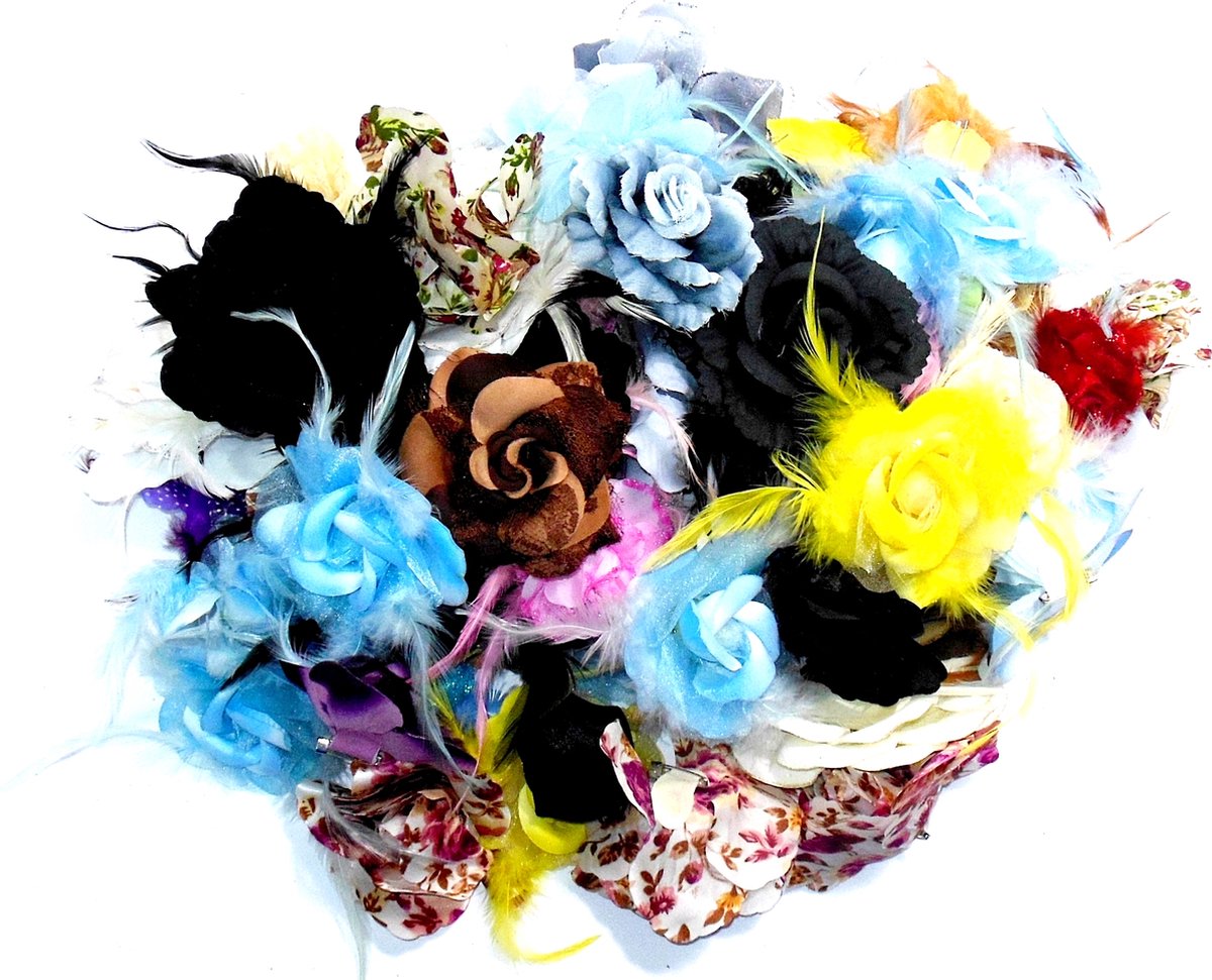 Rozen set 50 stuks - knutselroosjes