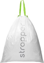 Strapper® Code G 125 Sacs poubelles - Convient pour Poubelle Brabantia - 23-30 litres - 125 sacs poubelles