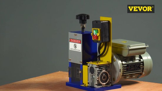 VEVOR Machine à Dénuder Électrique 1,5-25mm Dénudeur de Fil Outil