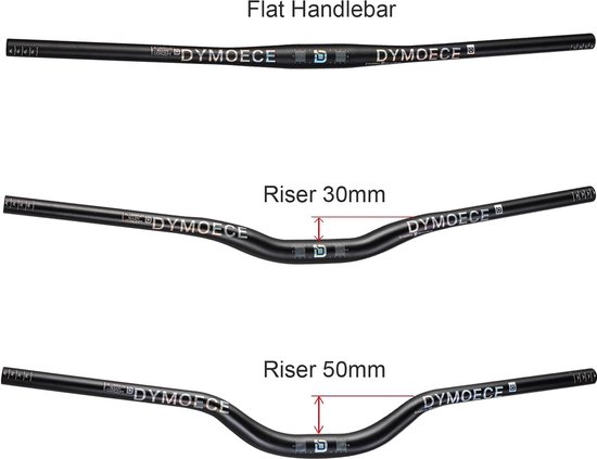 Guidon BLB Big Smoke Fixie Riser - 720 Mm, 76 Mm Rise, 31.8 Mm - Noir - Neuf