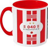 PSV Mug - 040 Eindhoven - Tasse à café - Eindhoven - 040 - Voetbal - Tasse - Tasse à café - Tasse à thé - Zwart - Édition Limited