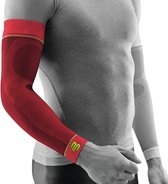 Bauerfeind Sport Compressie Arm Sleeve - Rood - Korte Sleeve - Per paar