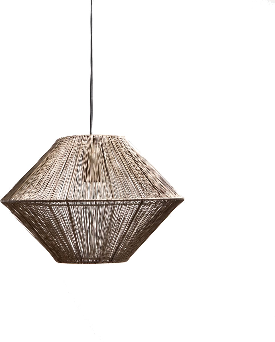 1304 Design - Hanglamp - CHARLY - Metaal - Antiek Brons - Ø30x20cm