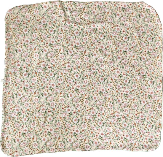 Cateu Rosie Baby Omslagdoek Beige Mini - Wikkeldeken - Badcape - Hydrofiele doek van CAT — afbeelding 4