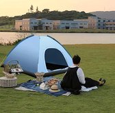 Pop-up tent voor 1-2 personen, strandtent, snel op te zetten, waterdicht, lichtgewicht, kamperen, ademend, voor kamperen, klimmen, vissen, survival, festivals