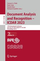 Lecture Notes in Computer Science 14188 - Document Analysis and Recognition - ICDAR 2023
