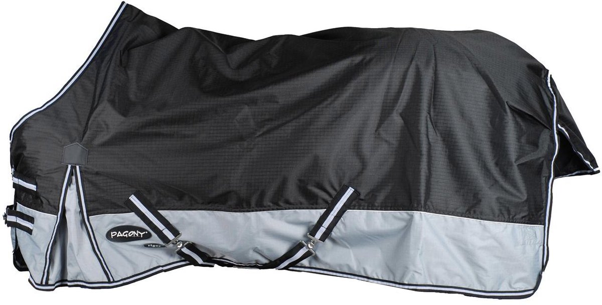 Pagony Tiger 200 Winterdeken - Paardendeken - Maat: 175 - Zwart - Nylon