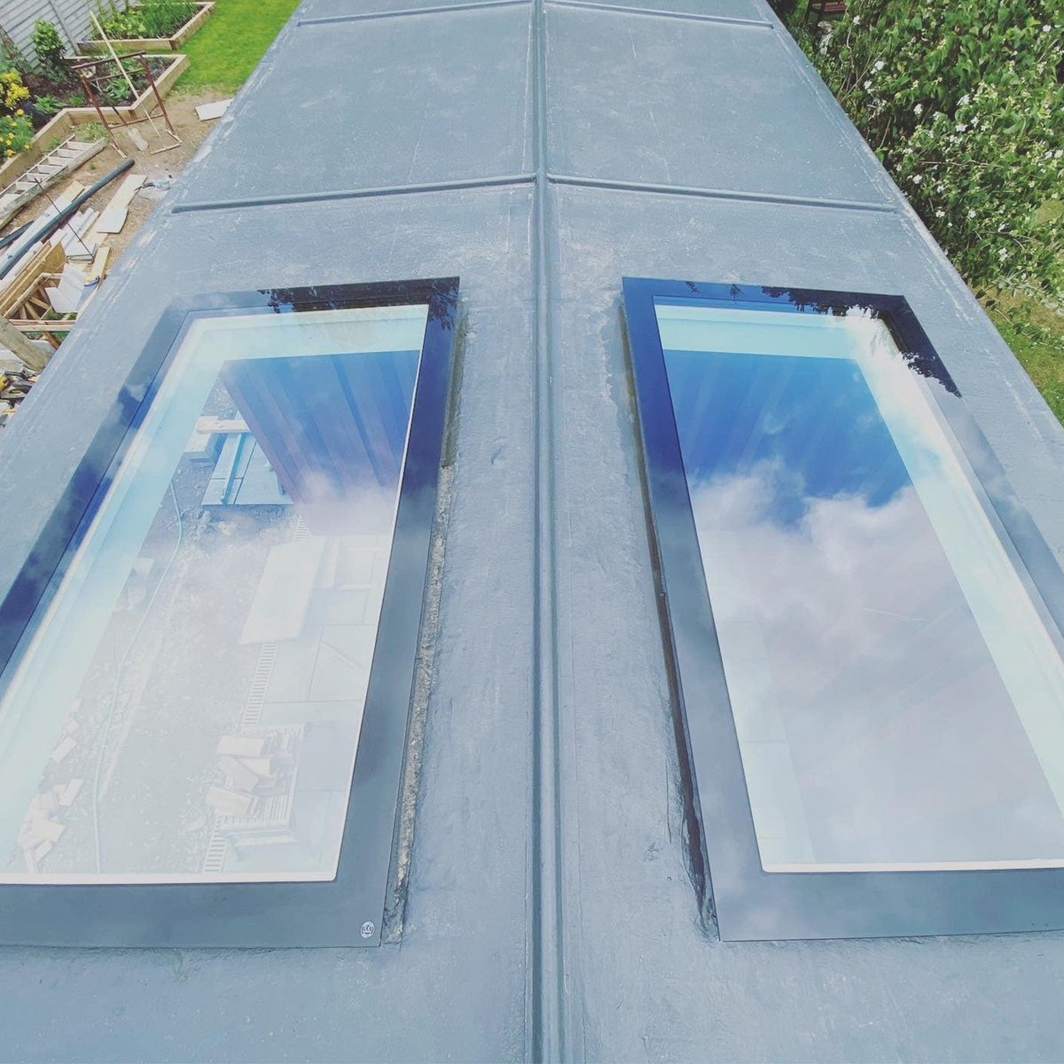 Fenêtre Lanterne / Puits De Lumière Sur Mesure - Toit Plat, Vitrage Isolant Argon - Livraison Gratuite