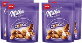 Milka Mini cookies - cookies pépites de chocolat au chocolat - 110g x 4
