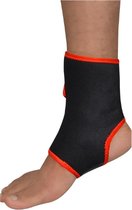 Nivia Orthopedic Slip-in Ankle Support Brace (Black, Size: Medium) | Material: Neoprene/Polyester | Statchable | Pain Relief | Versatile Fit | Ideal for Gym, Sports, Exercise, Training, Cycling