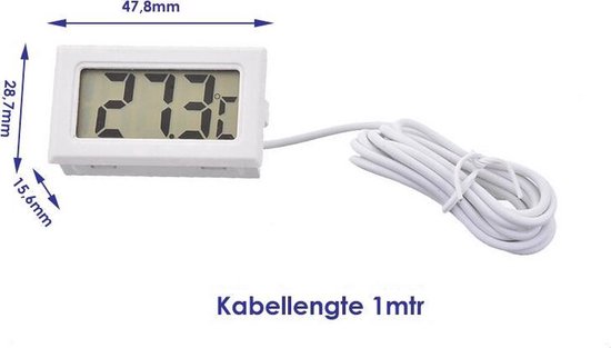 CHPN - Koelkastthermometer - Digitale Koelkast - Vriezer Thermometer