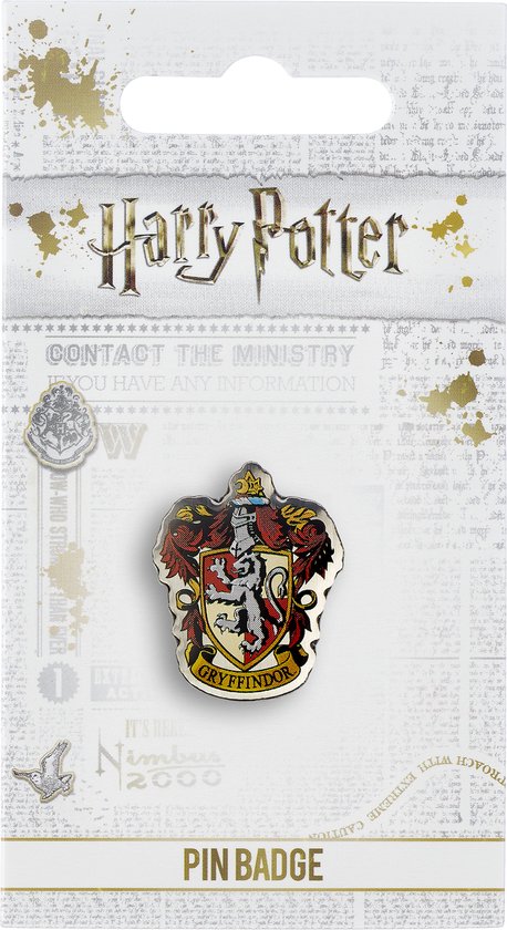 HARRY POTTER - Ecusson de Poudlard (Argent) - Déco à suspendre 6cm