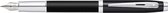 Stylo plume Sheaffer 100 - E9317 - F - Nickelé noir mat - SF-E0931743