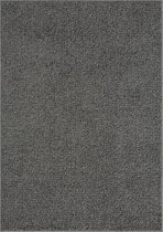 Vloerkleed 160x230 hoogpolig - Antraciet - Wasbaar met Antislip onderkant - FOXY Shaggy by The Carpet