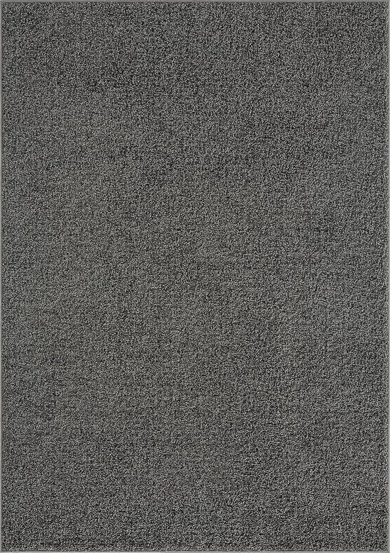 Vloerkleed 160x230 hoogpolig - Antraciet - Wasbaar met Antislip onderkant - FOXY Shaggy by The Carpet