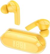Hoco EW39 Bright Bouchons d'oreilles Bluetooth sans fil Jaune