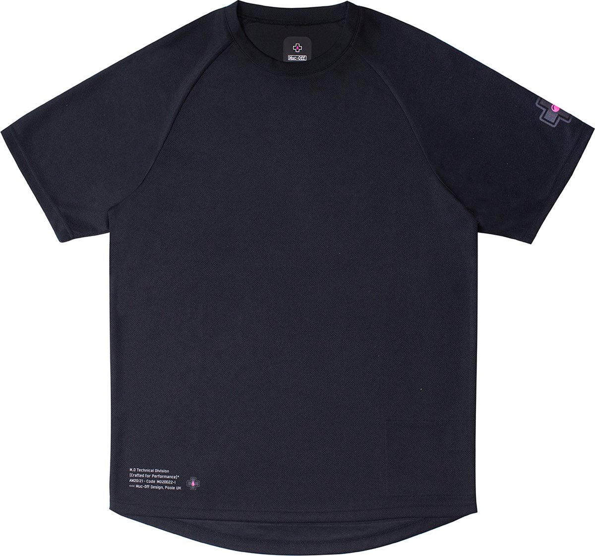 Muc Off Riders T-shirt Met Korte Mouwen Man Zwart