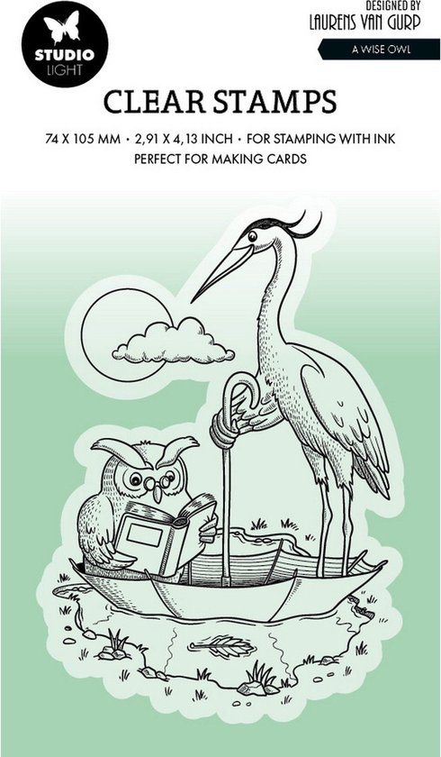 Studio Light • By Laurens Clear Stempel A Wise Owl | bol