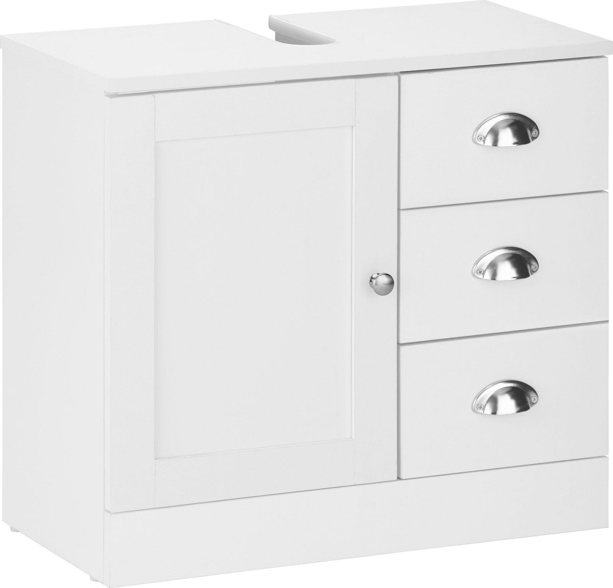 Malika-Midikast - 2-deurs 1-lade - Antraciet/Eiken