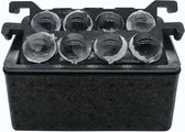 ICYBOY - CLEAR ICE Whiskey IJsbal Maker Kristalhelder - 2.5 inch - 8 ballen - Double Sphere - Cube Mold - Helder Ijs - ClearIce -