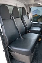 Autostoelhoes Transporter Fit Kunstleer antraciet geschikt voor Iveco Daily IV, Einzel- & Dubbele Bank