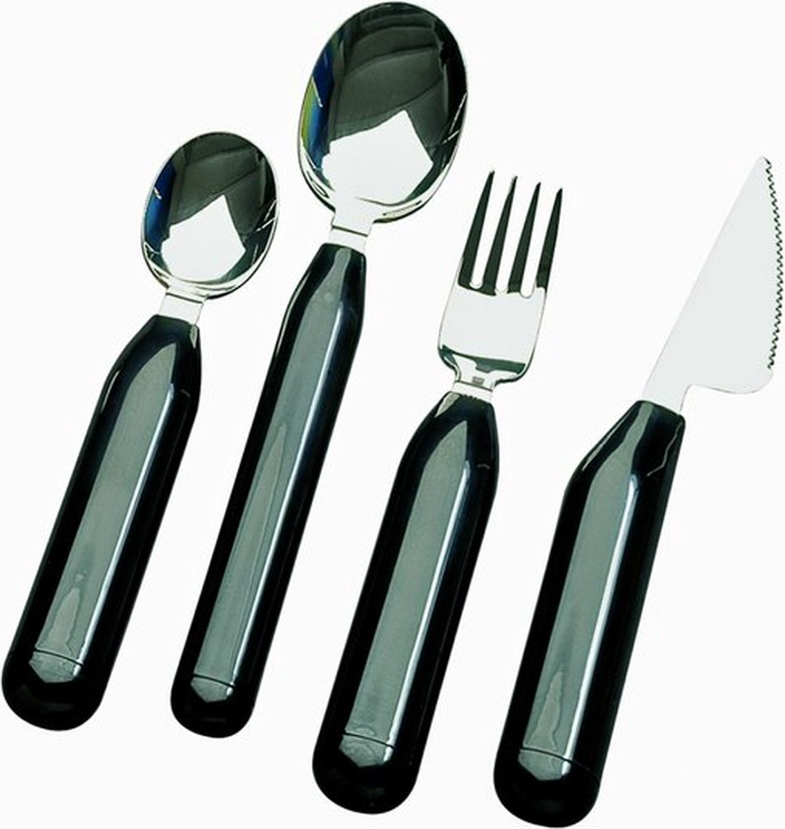 Lichtgewicht bestek met dik handgreep desserlepel
