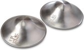 MOOGCO Silver nipple guards - tepelkapjes - maat M - de originele zilveren tepelbeschermer- 925 zilver