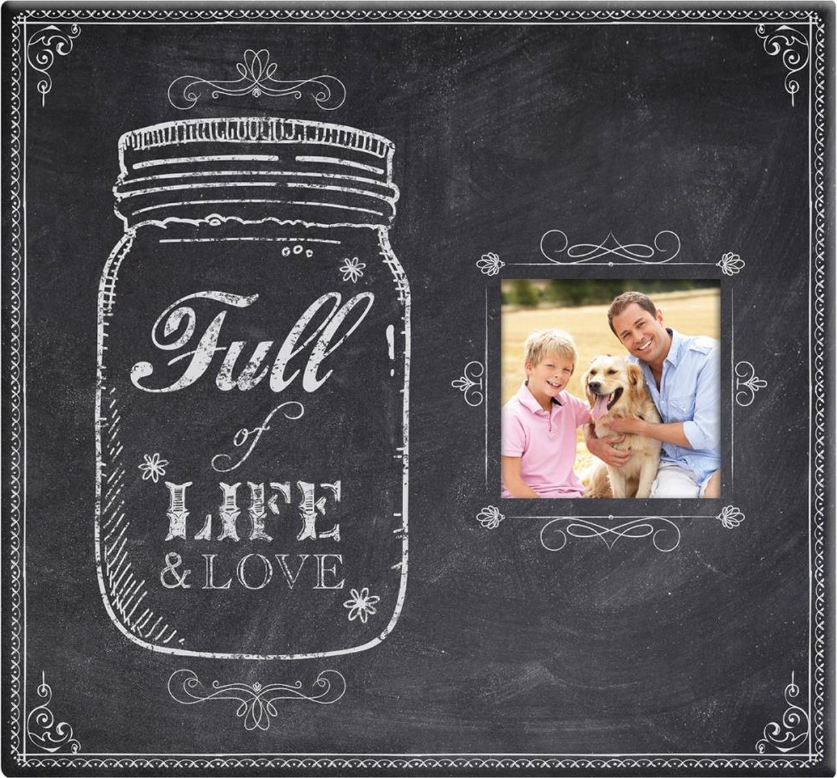 MBI - Full Of Life Mason Jar Post Bound Album W/Window 12"X12" (860083)