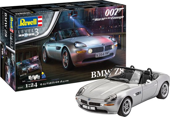 Revell Modelbouwpakket Auto - 05662 James Bond 007 - BMW Z8 - Geschenkset Plastic - 1:24 -