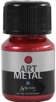Peinture métal - Rouge Lava - Art Métal - 30ml