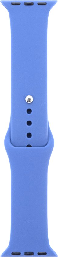 smartwatch bandje Silicoon voor watch bandje - Donker Blauw - Geschikt Voor 38 / 40 / 41mm - Smartwatch Siliconen Bandje