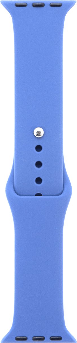 smartwatch bandje Silicoon voor watch bandje - Donker Blauw - Geschikt Voor 38 - 40 - 41mm - Smartwatch Siliconen Bandje