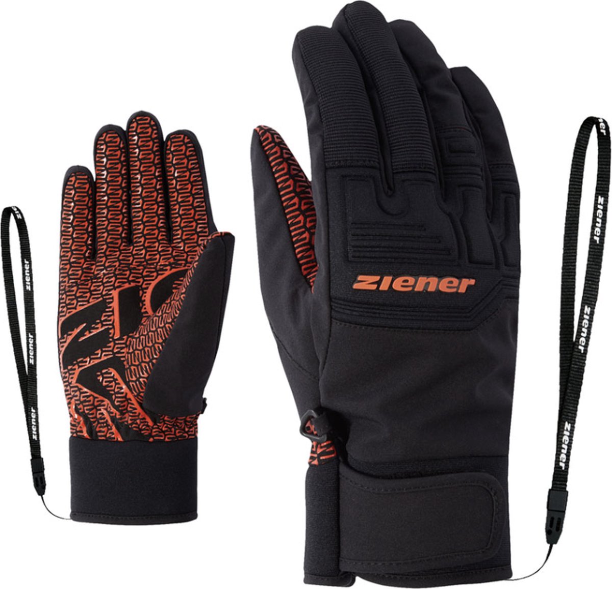 Ziener Garim As R Glove Ski Wintersporthandschoen Voor Heren – 10.5 Zwart