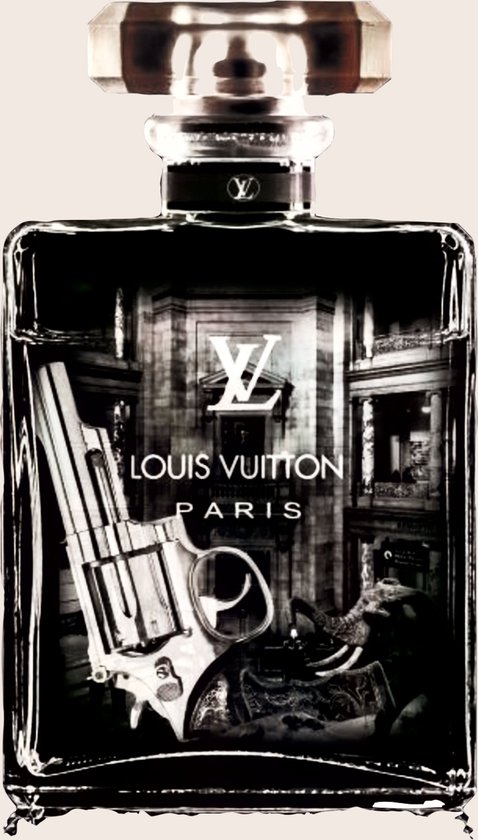 Louis Vuitton Bright - Collection en bouteille - Plexiglas de qualité Crystal Clear Gallery 5 mm. - Cadre suspendu en aluminium aveugle - Décoration murale de Luxe - Art photo - emballé professionnellement et livré gratuitement